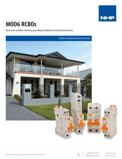 MOD6 RCBOs .